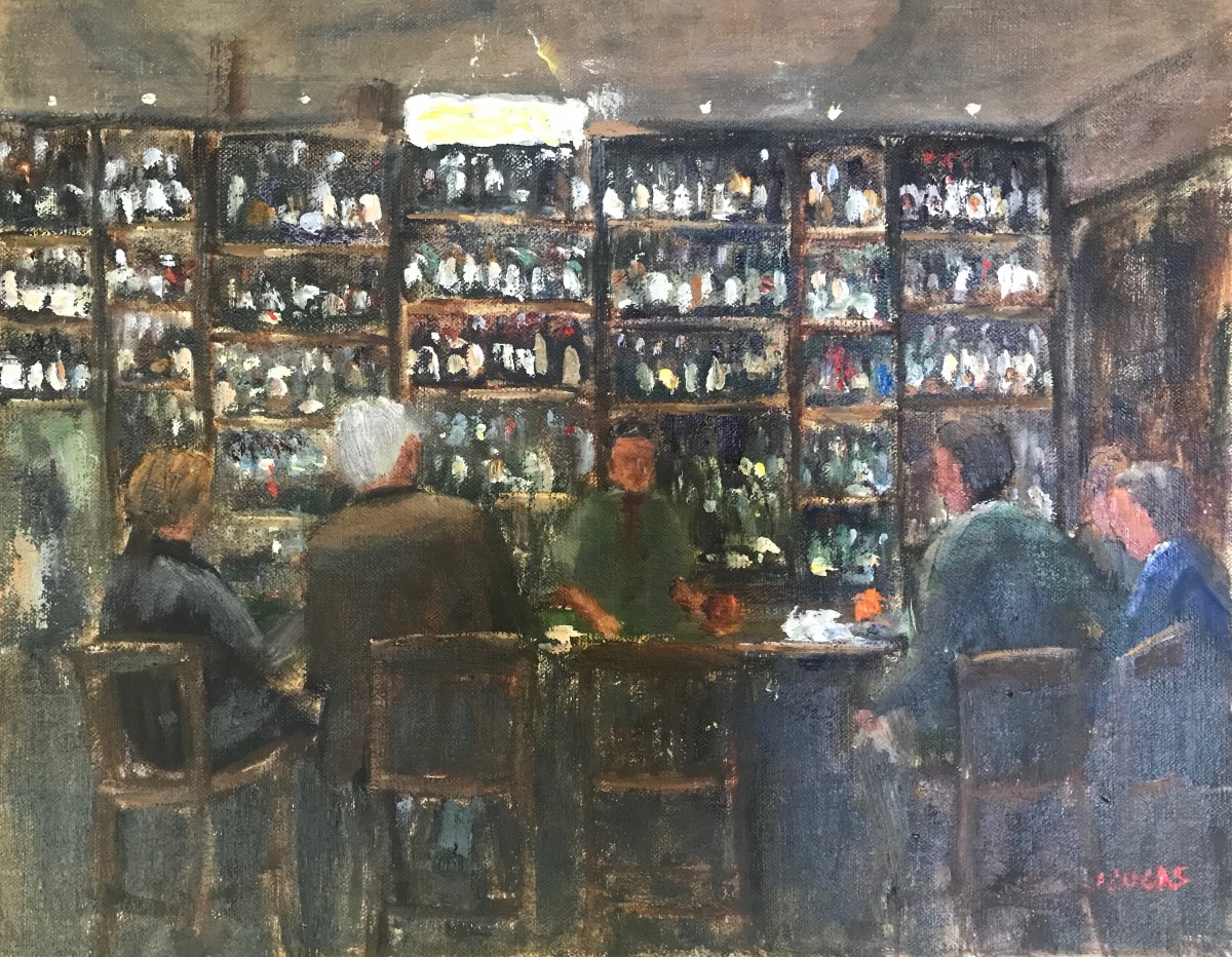 Cocktails at the Snake River Grill by Janet Lucas Beck 