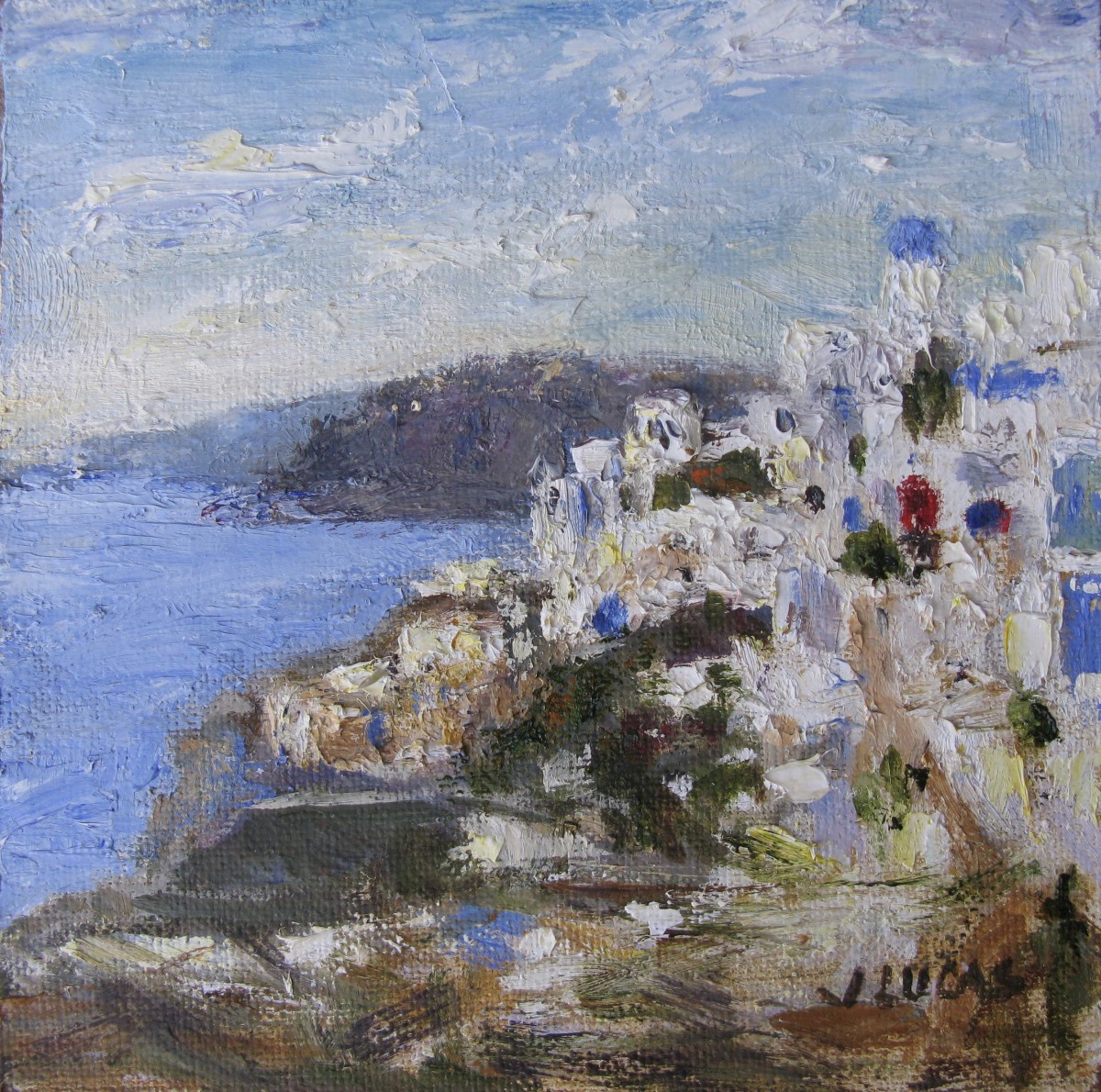 Aegean Blues by Janet Lucas Beck 