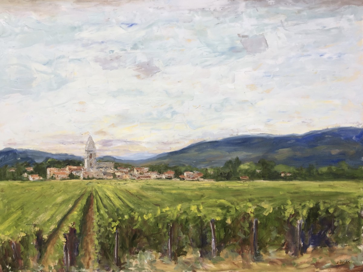Grapes of Burgundy by Janet Lucas Beck 