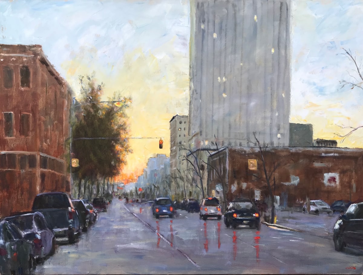 Heading West on Second by Janet Lucas Beck, Image 1.