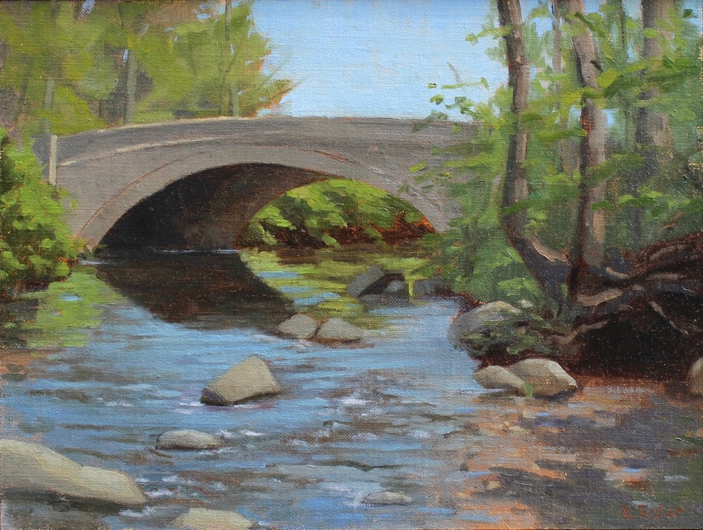 Saw Mill River Bridge by Eileen Eder 