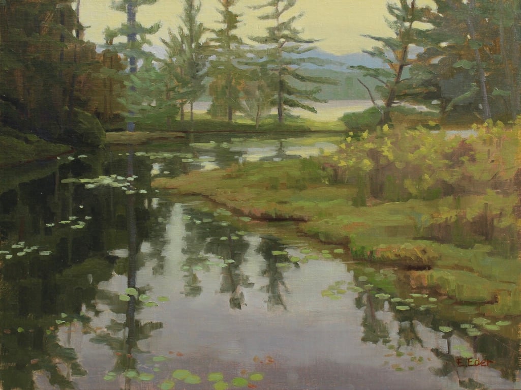 Still Mountain Lake by Eileen Eder 