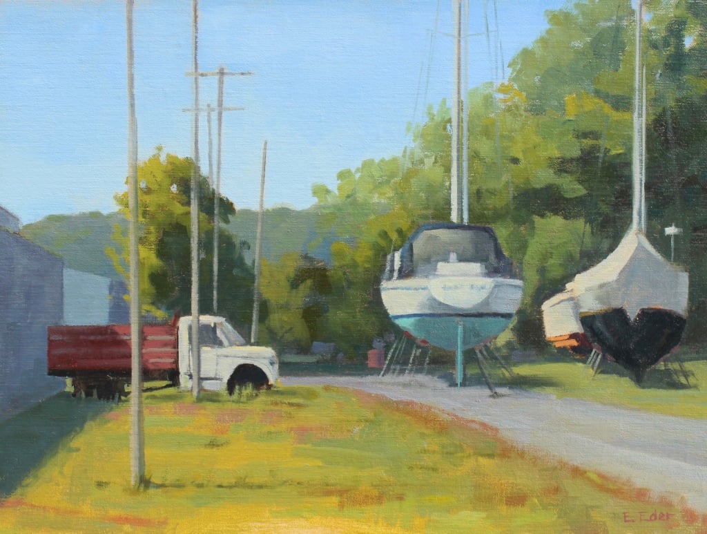 Boatyard by Eileen Eder 