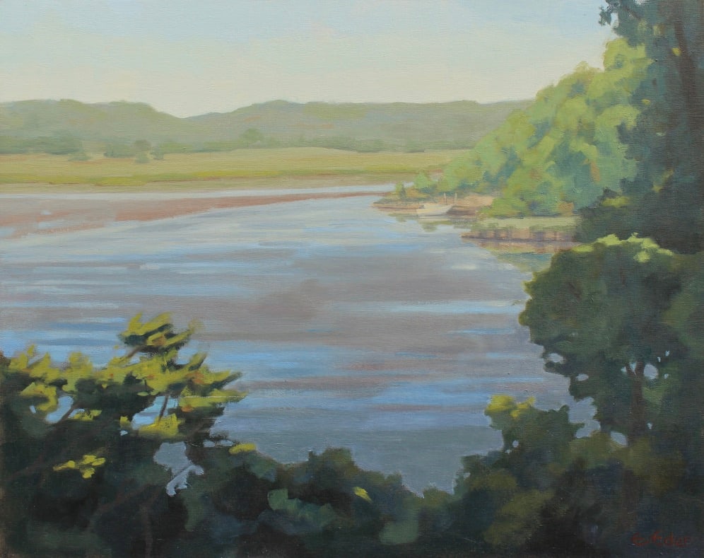 Connecticut River Flats by Eileen Eder 