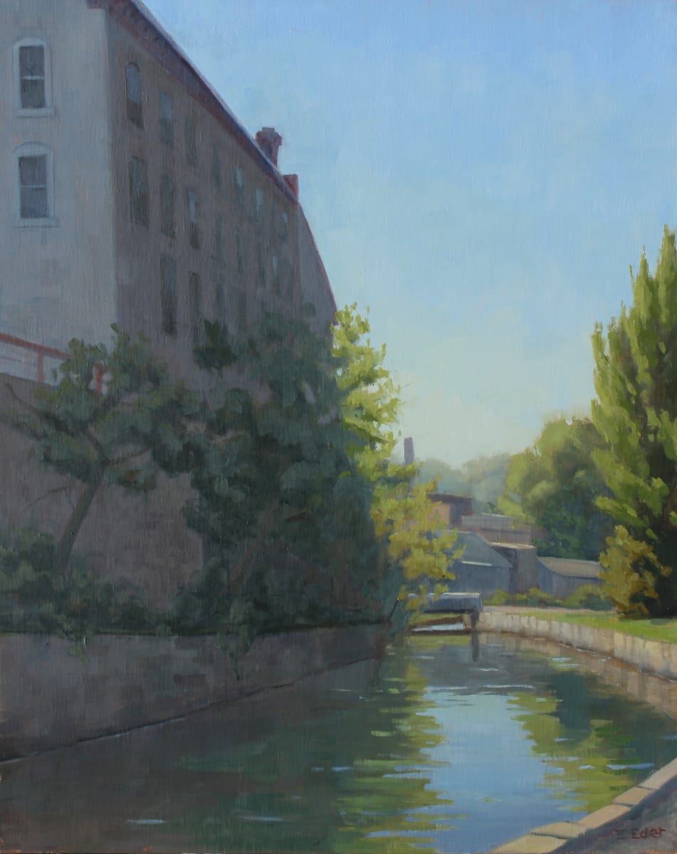 Morning on the Canal by Eileen Eder 