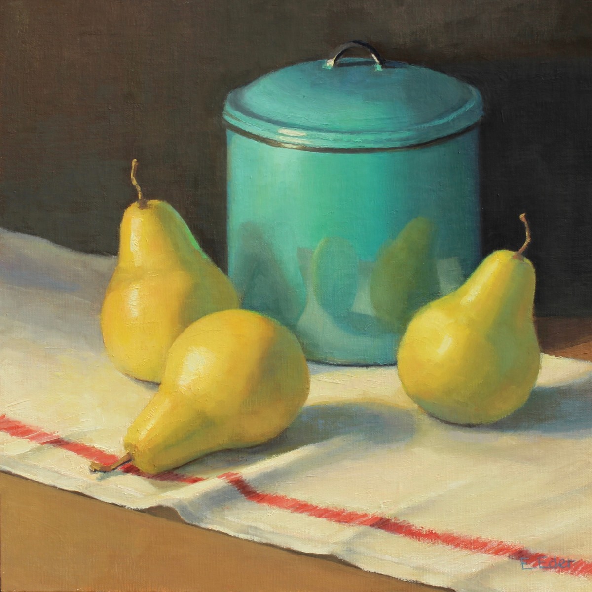 Three Pears by Eileen Eder 
