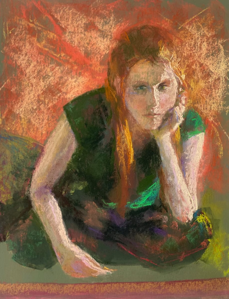 Amber, puzzling pieces by Darlene Bigus-Doheny 