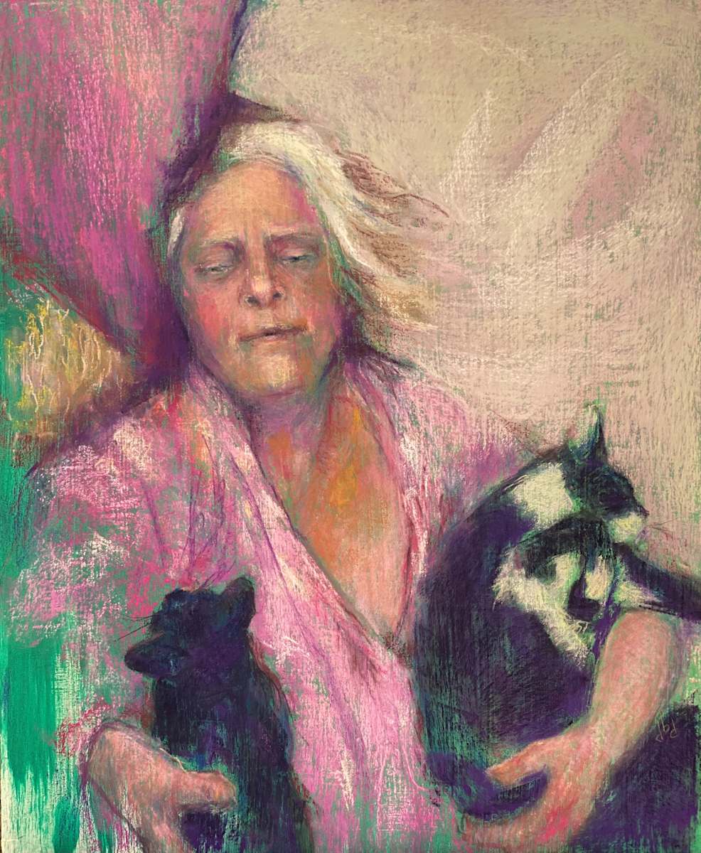 Happy (self portrait) by Darlene Bigus-Doheny, Image 1.