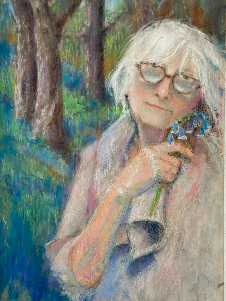 Bell Flower Dreaming, self-portrait by Darlene Bigus-Doheny 