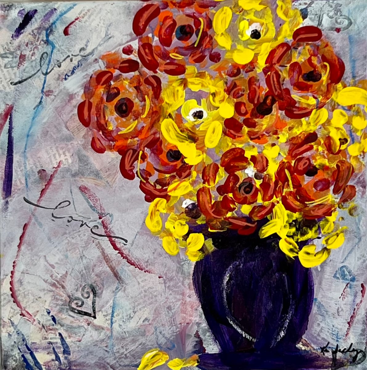 FEEL THE JOY by Kim Sanchez Art 