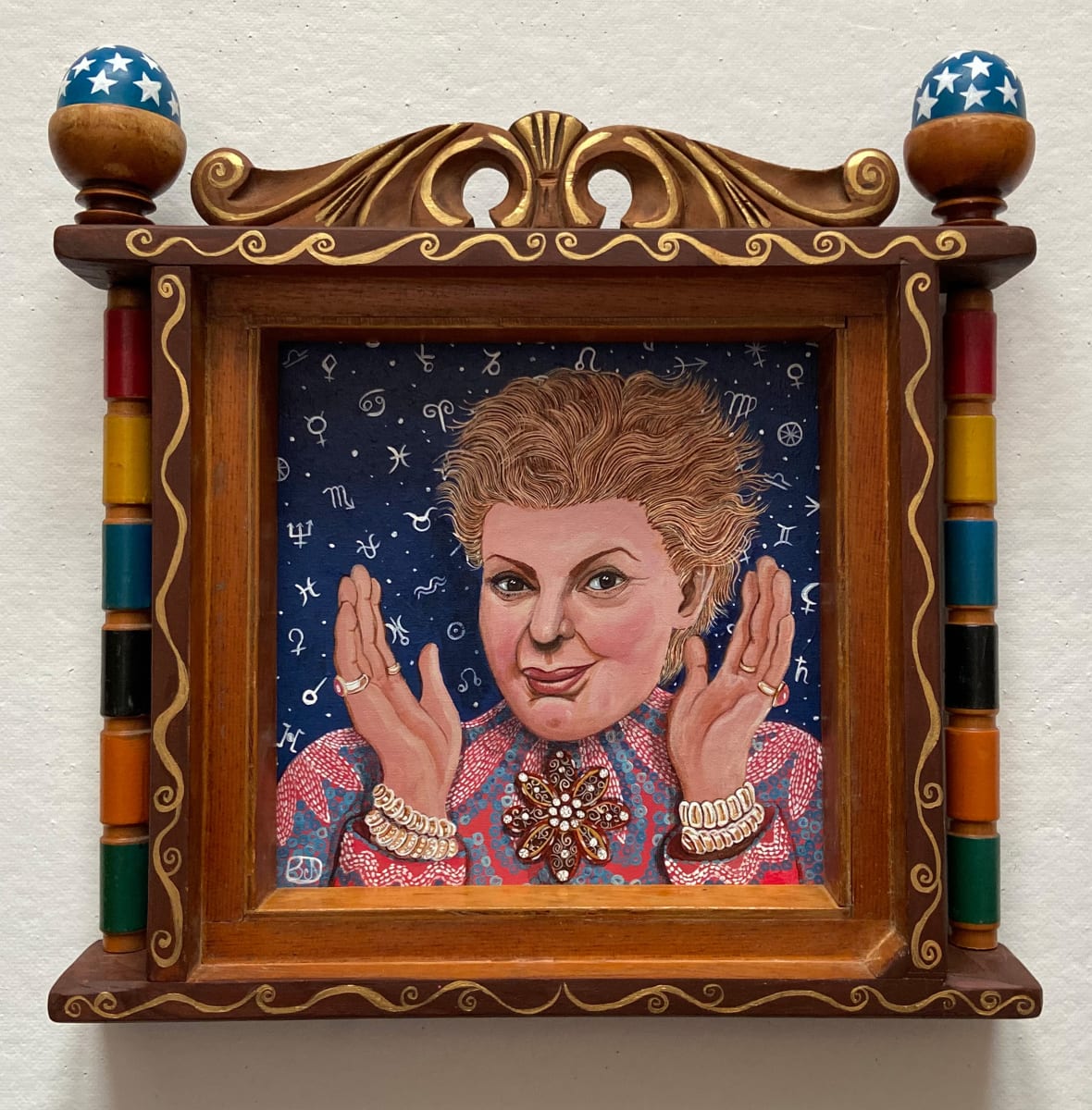 Mucho Mucho Amor: Portrait of Walter Mercado by Barbara Johansen Newman  Image: Portrait of Puerto Rican astrology star, Walter Mercado-the subject of a recent documentary.