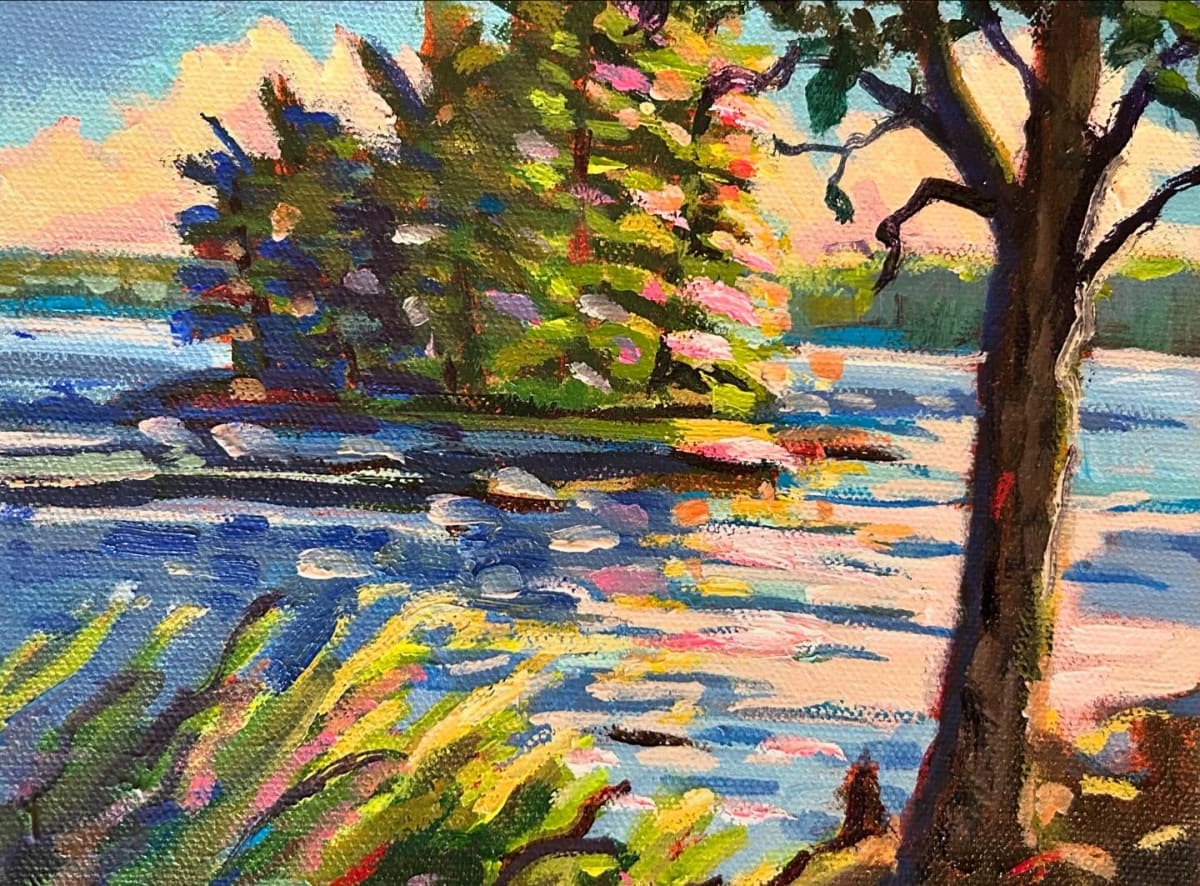 Island in the afternoon, Kawarthas by Lynne Ryall 