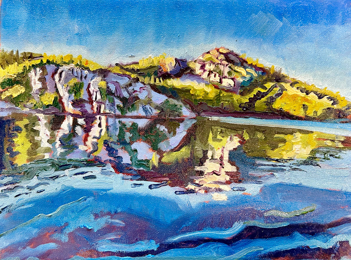Late Afternoon on George Lake, Killarney by Lynne Ryall 