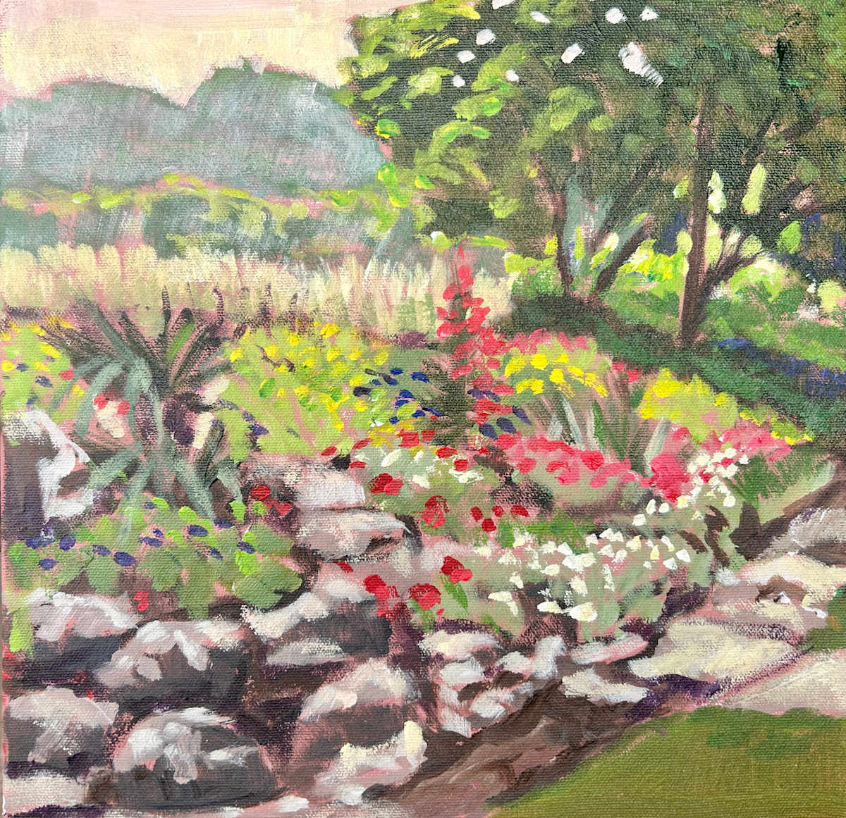 Flowerbed, Dundas Driving Park, Dundas ON by Lynne Ryall 