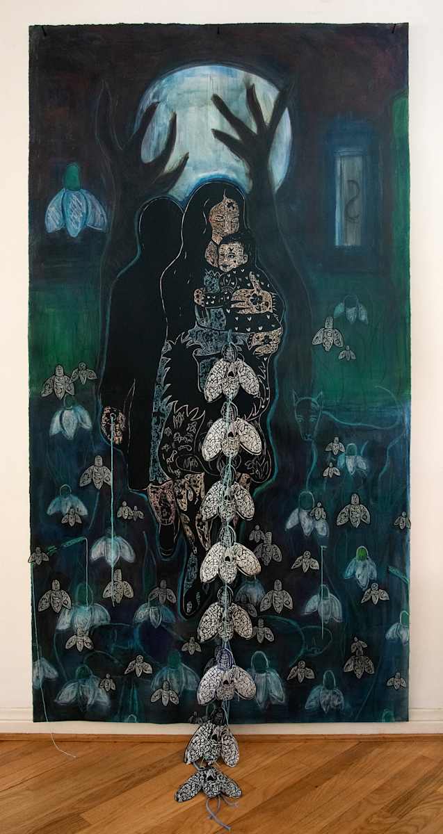 Born Beneath a Winter Moon by cathy weiss, Image 1.