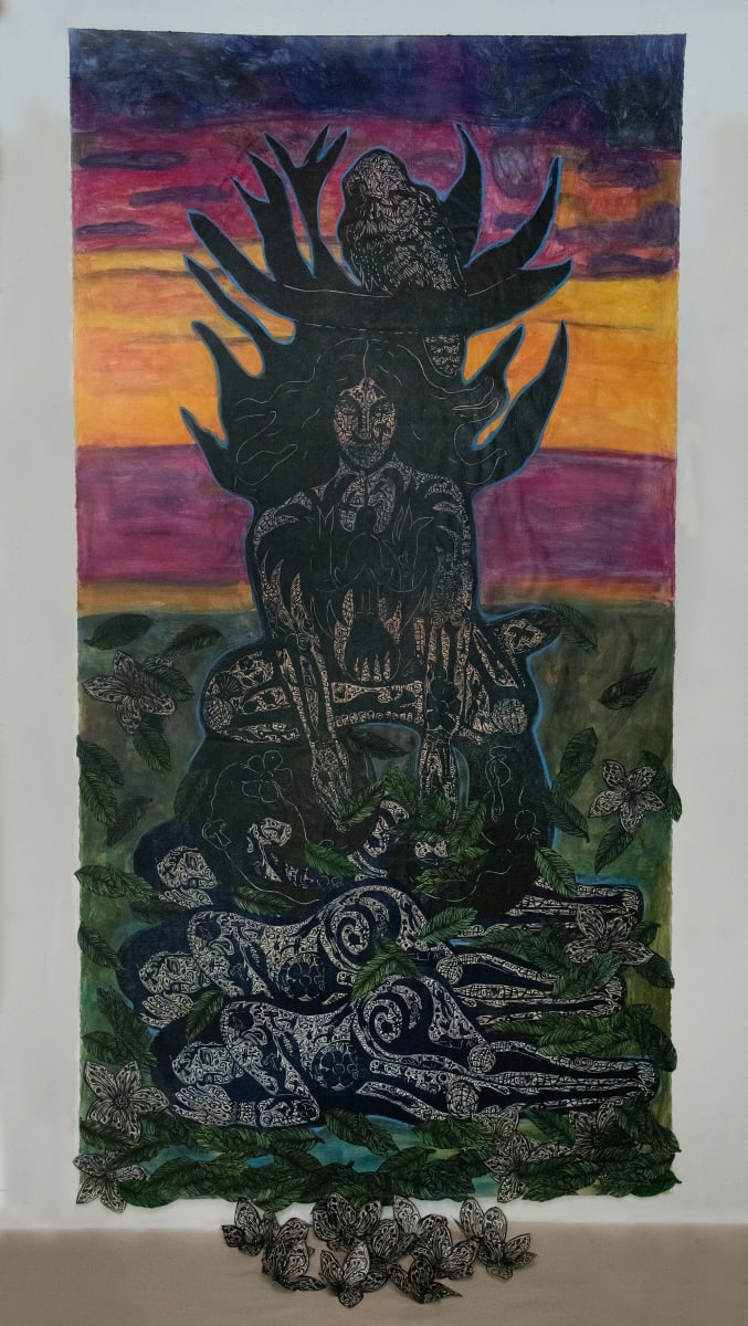 Holder of Time, Hawk by cathy weiss 