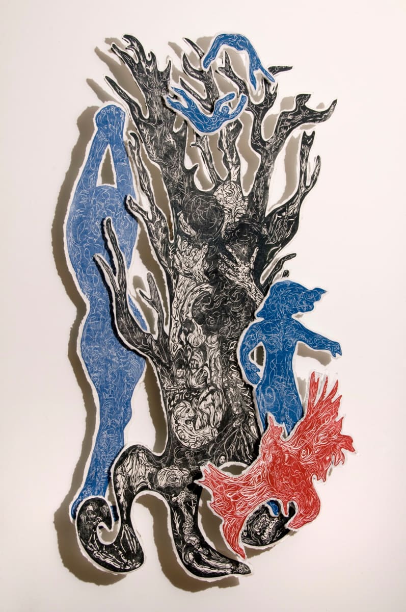 Where Time is Split in Three D by cathy weiss 