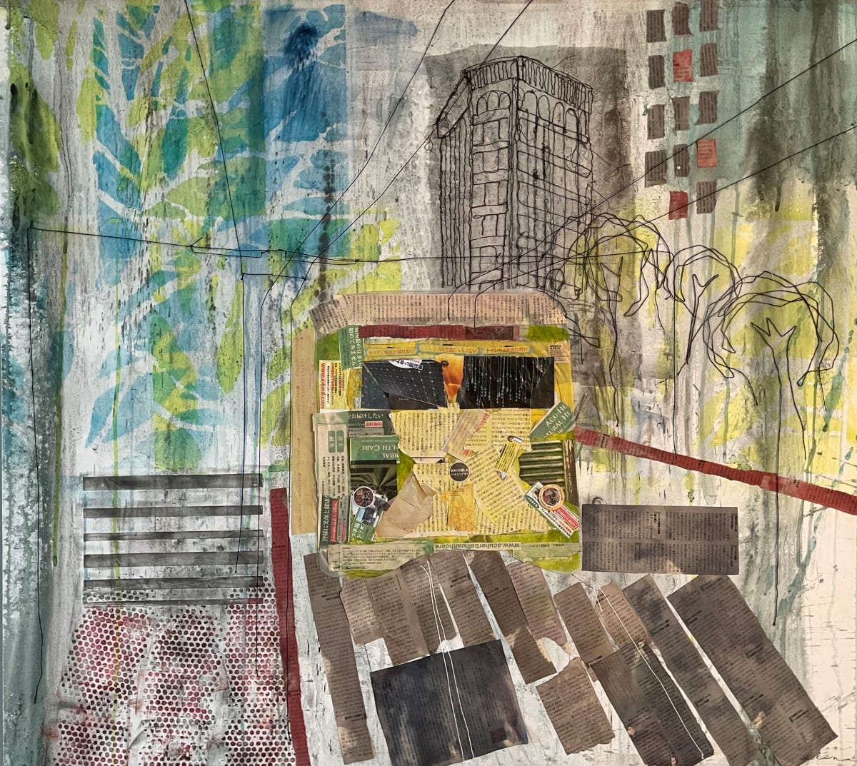 Waiting for the Streetcar by Elena Lawrence 