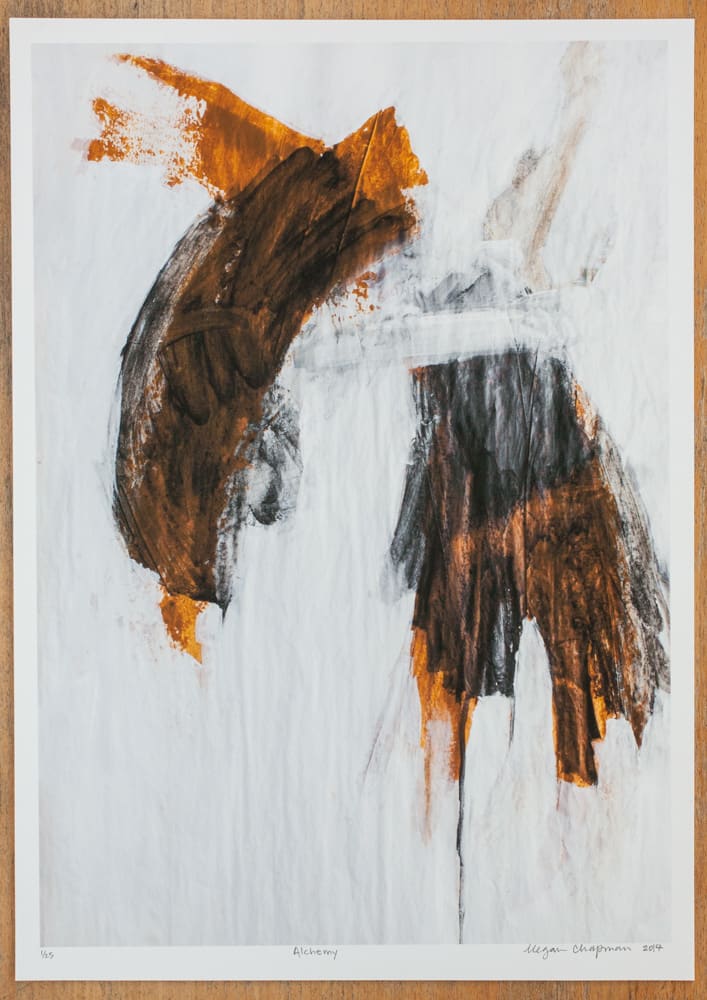 Alchemy by Megan Chapman  Image: Alchemy
signed limited edition print
A3 sized/16.5x11.7"
printed on heavy-weight archival paper.
1 copy