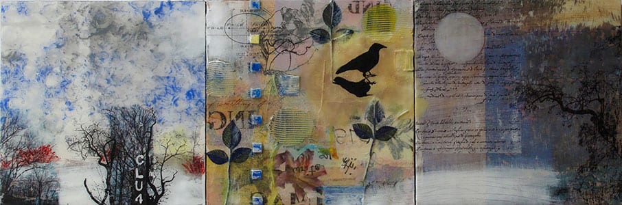 Open a Little (triptych) 