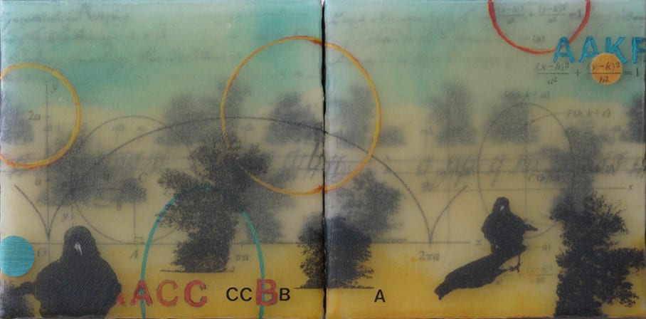 Sprang To Mind (diptych) by Debi Pendell 