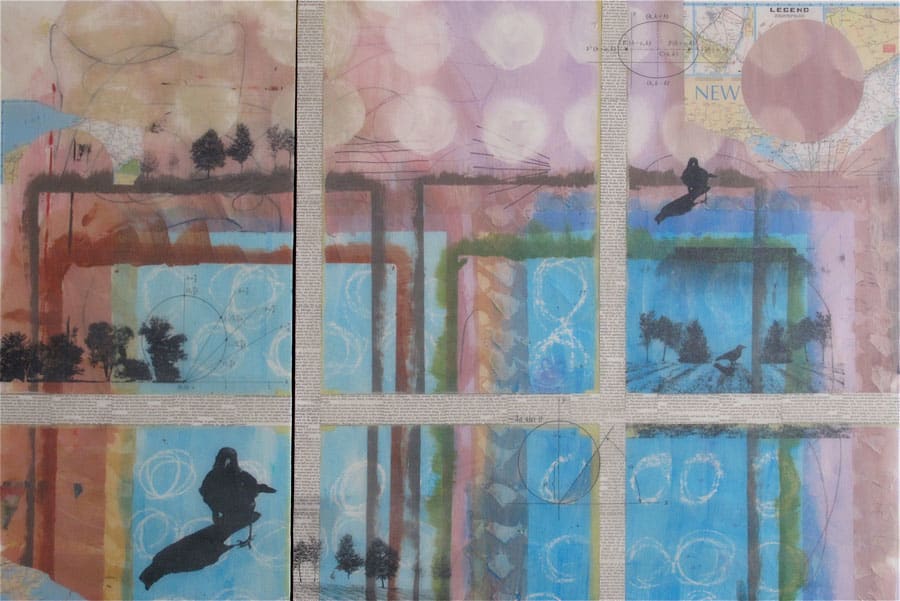 The Legend (diptych) by Debi Pendell 