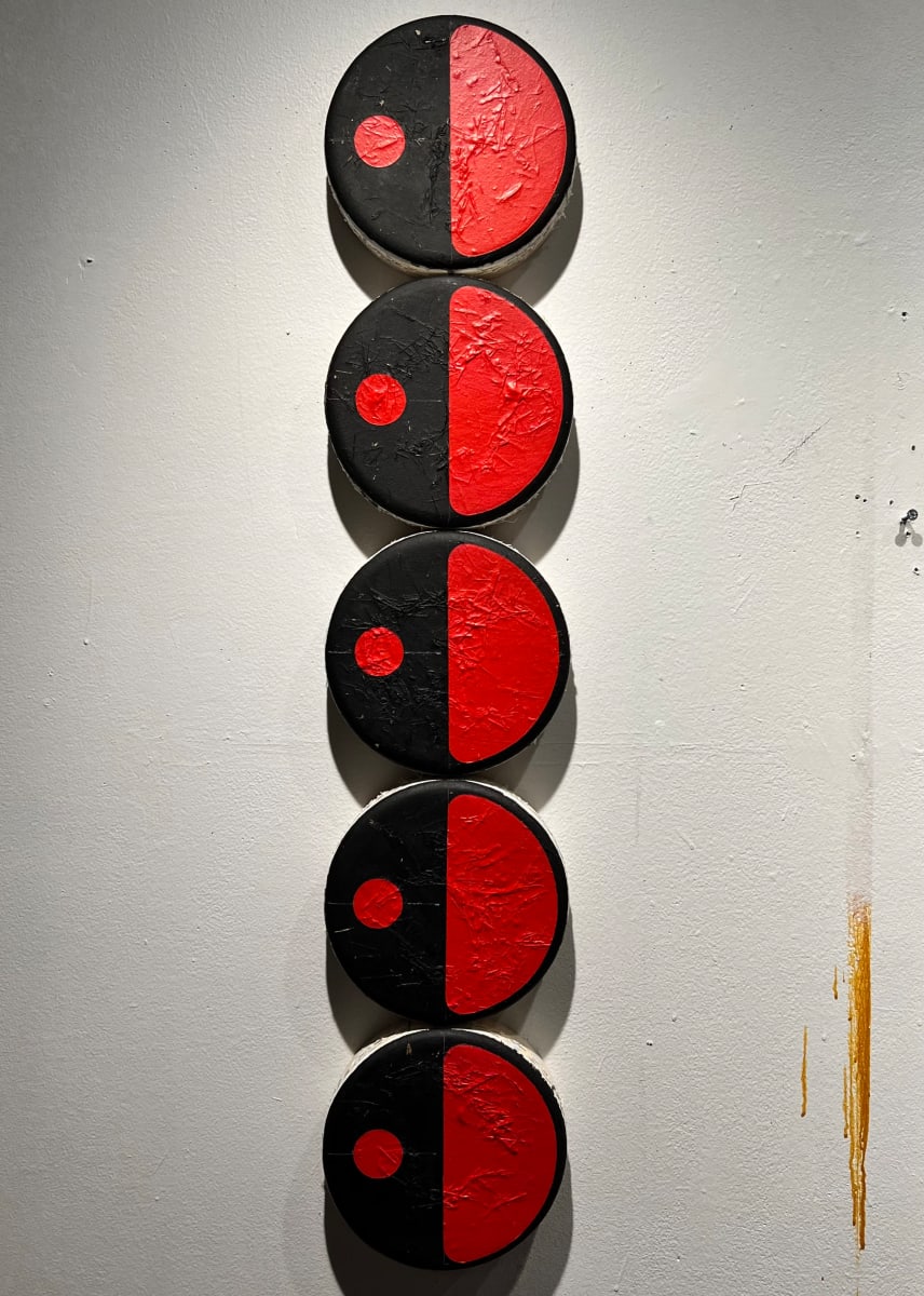 Five Counter Weights by Lee Albert Hill  Image: Balance, equilibrium and stability