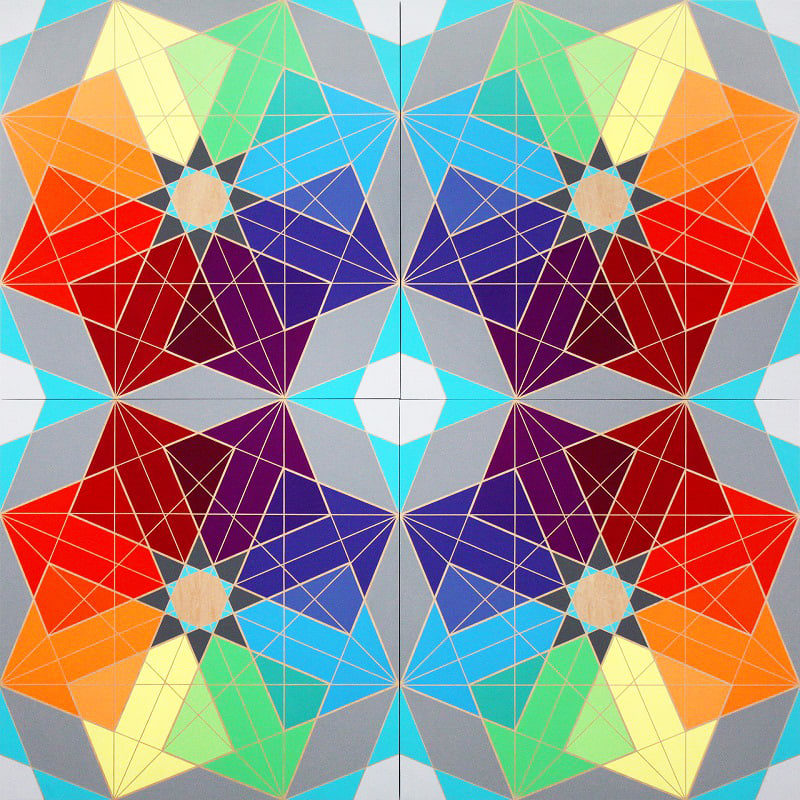 Geometry No. 70 - 74 by Fariba Abedin 