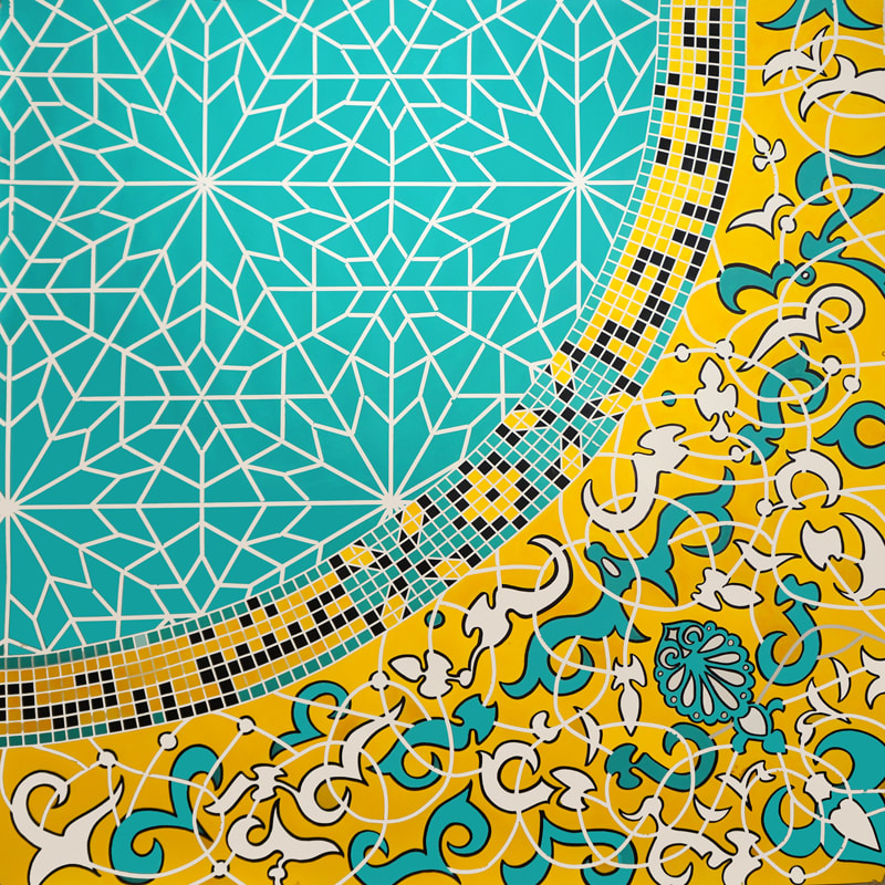 Work on Paper No. 162 by Fariba Abedin 