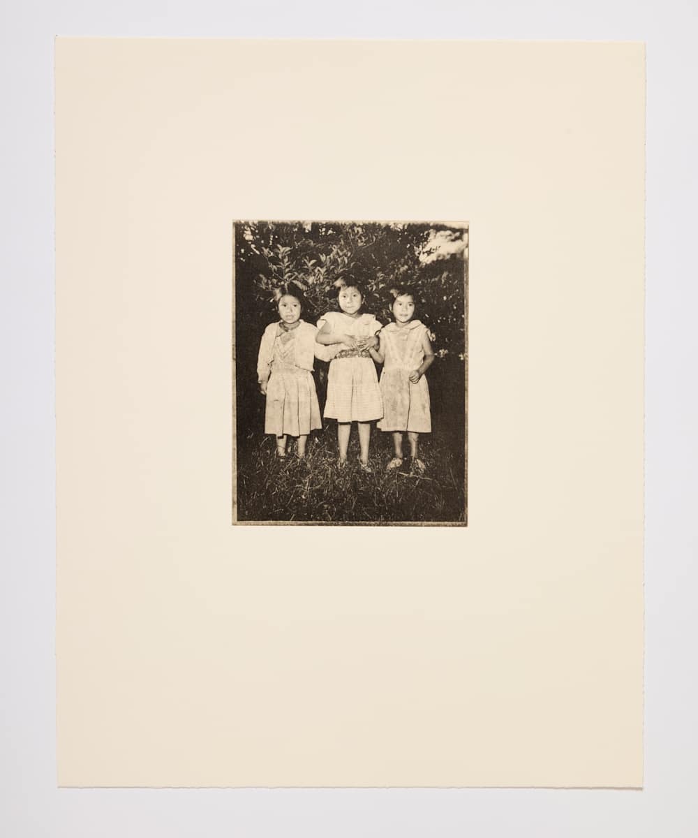 Javier Bautista, My little sisters are standing below the Orange Tree by Wendy Ewald 