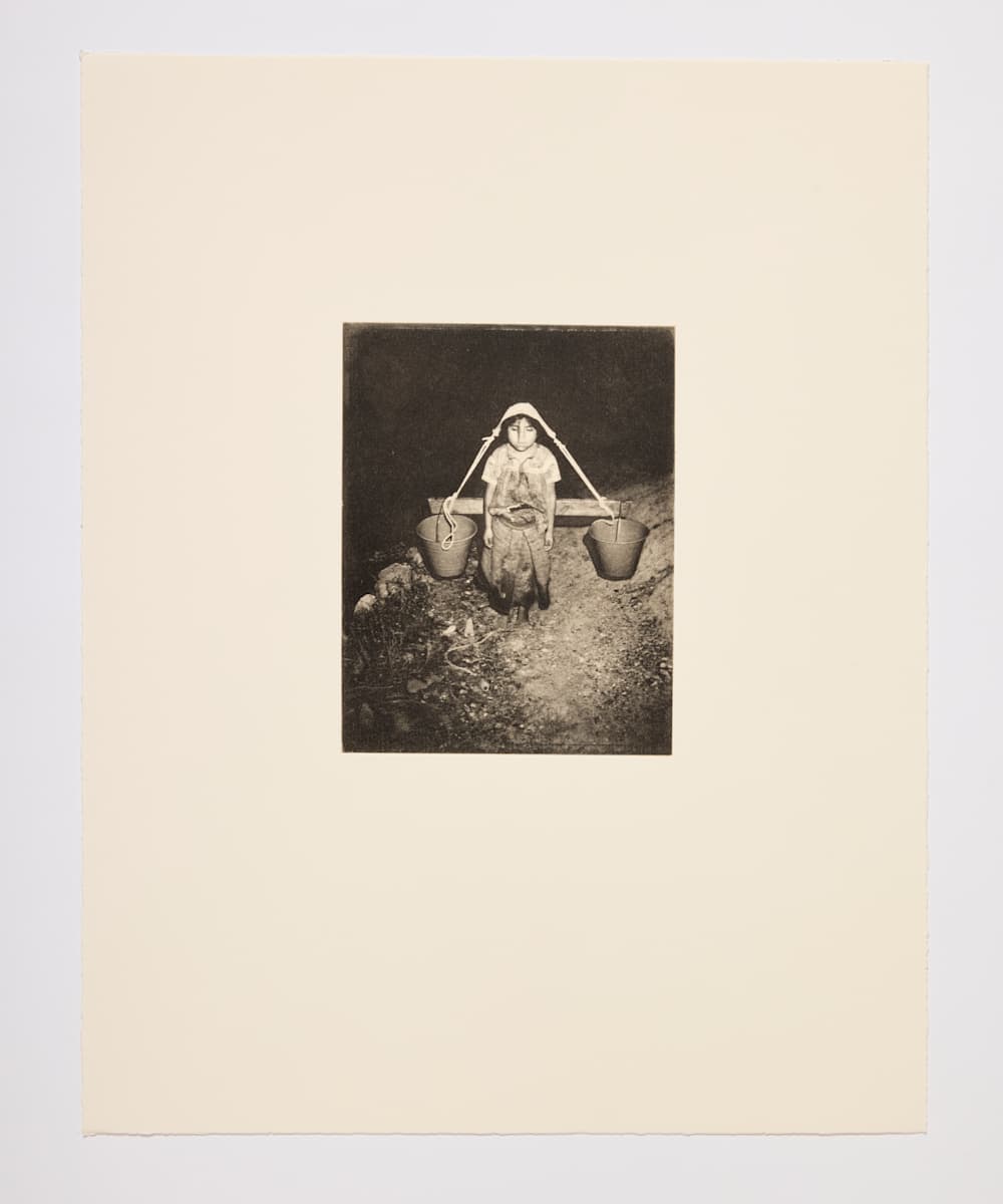 Luis Hernández Gómez, My sister is carrying water by Wendy Ewald 