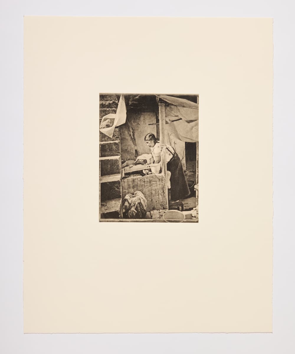 Gregorio de la Cruz Sánchez, My mother is doing the laundry by Wendy Ewald 