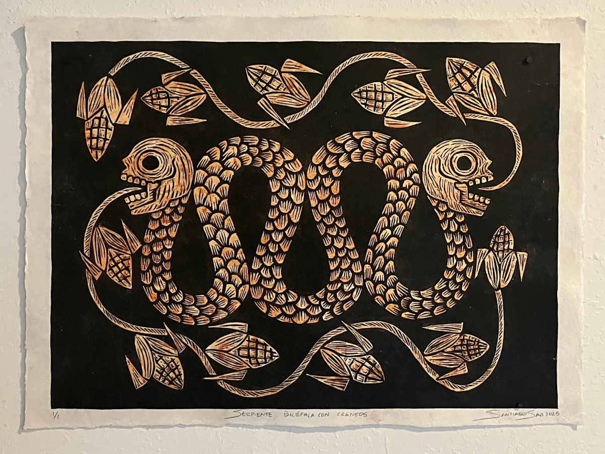 Serpiente Bicéfala con Cráneos 11 by Santiago Savi, Image 2.