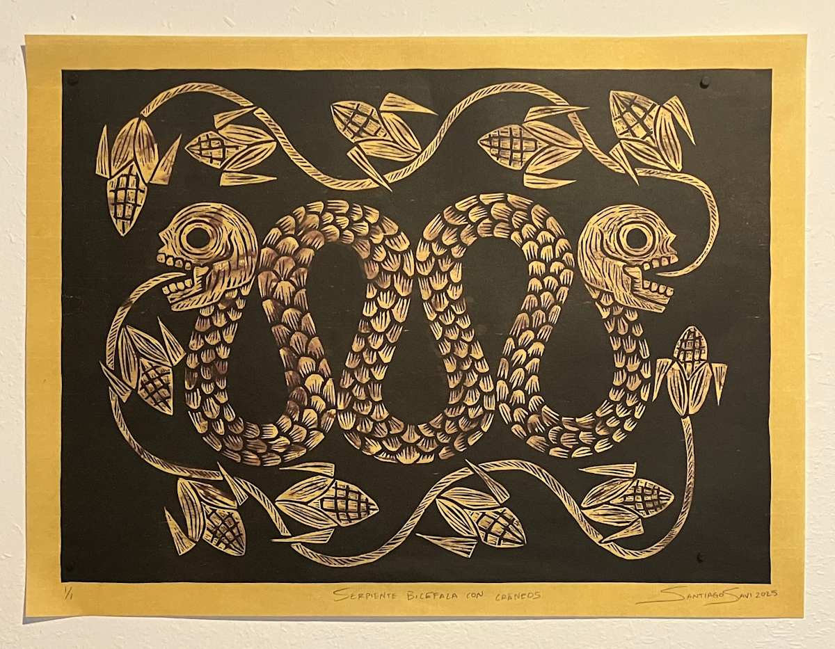 Serpiente Bicéfala con Cráneos 6 by Santiago Savi, Image 2.