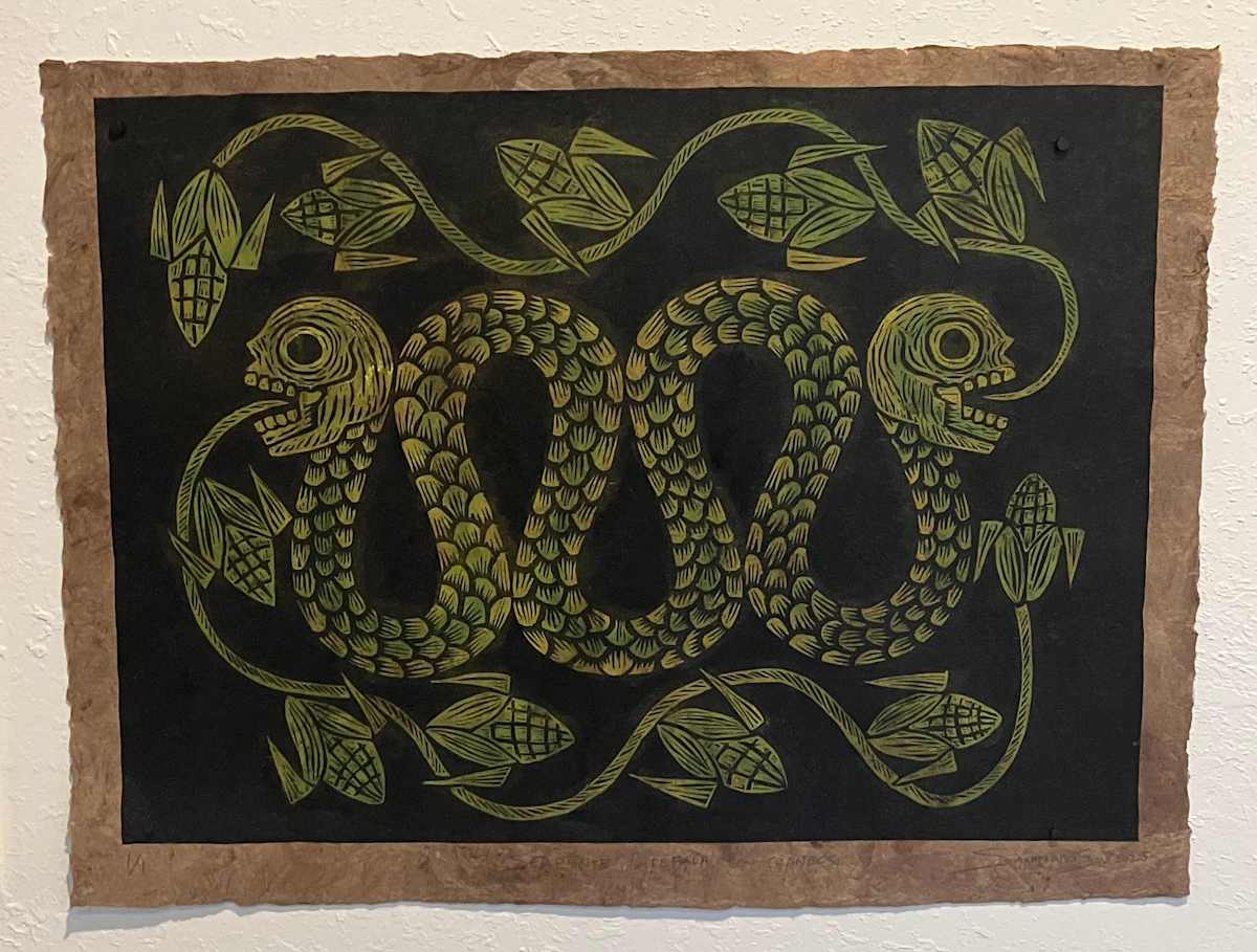 Serpiente Bicéfala con Cráneos 4 by Santiago Savi 