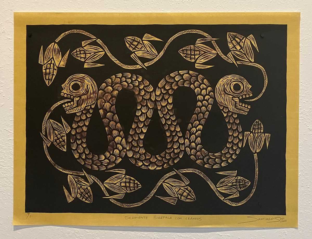 Serpiente Bicéfala con Cráneos 3 by Santiago Savi, Image 2.