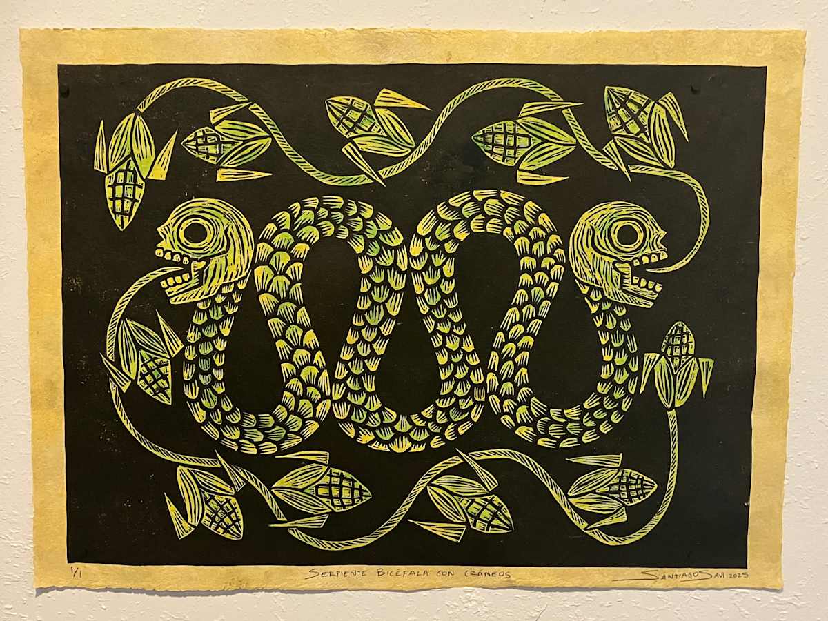 Serpiente Bicéfala con Cráneos 2 by Santiago Savi, Image 2.