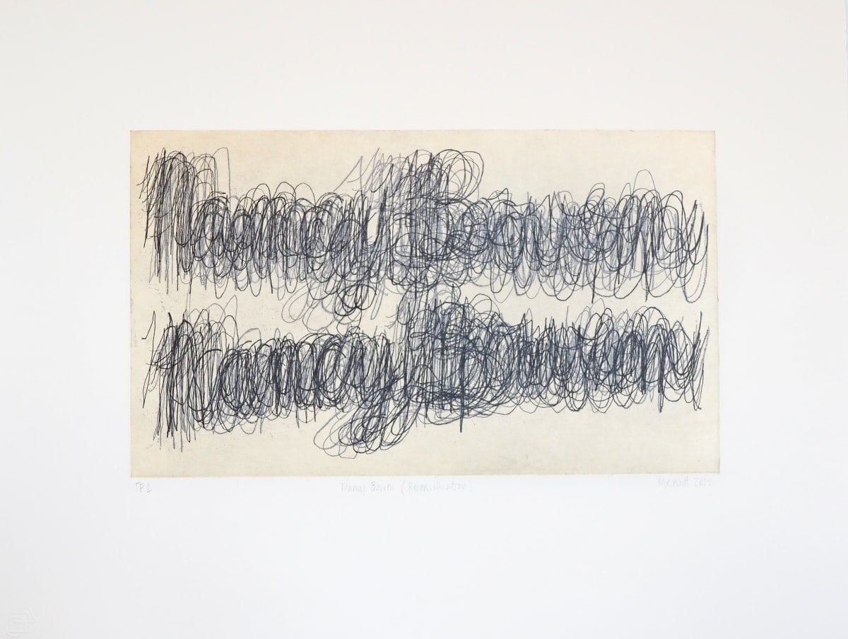Nancy Bowen (Reconciliation) by Marie Watt 