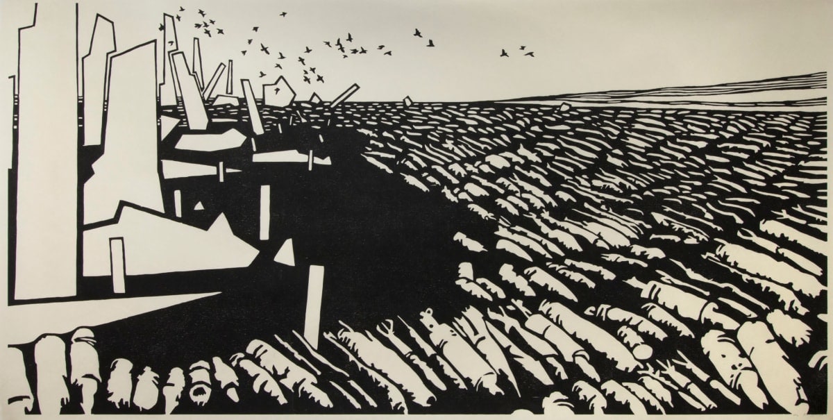 Dies irae, Sonnet On Seeing a Piece of Our Artillery Brought Into Action by Aaron Hughes 