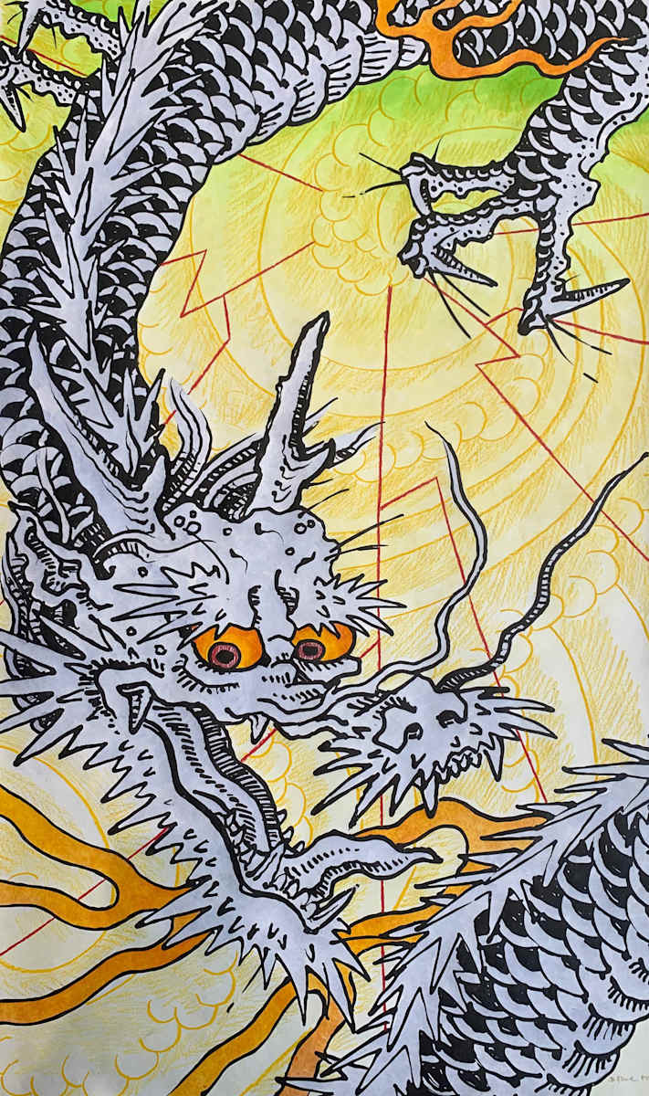 "Dragon" (Descending Right) 12/20 by Brian Paul, Image 9.