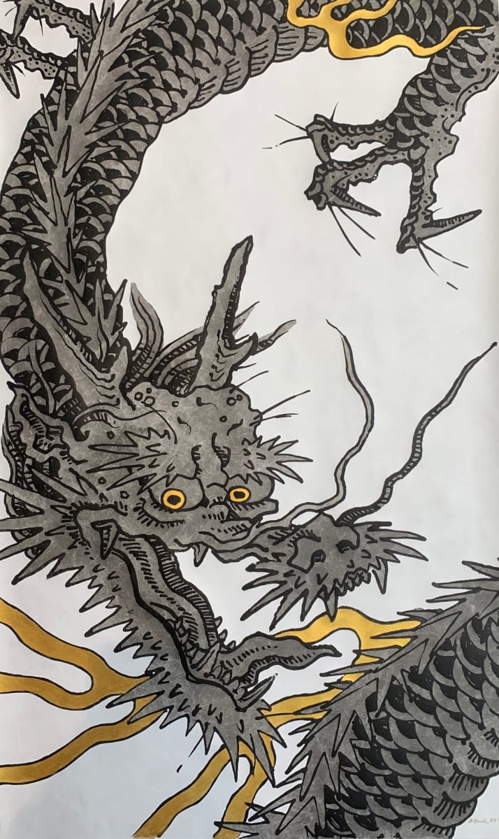 "Dragon" (Descending Right) 6/20 by Brian Paul 