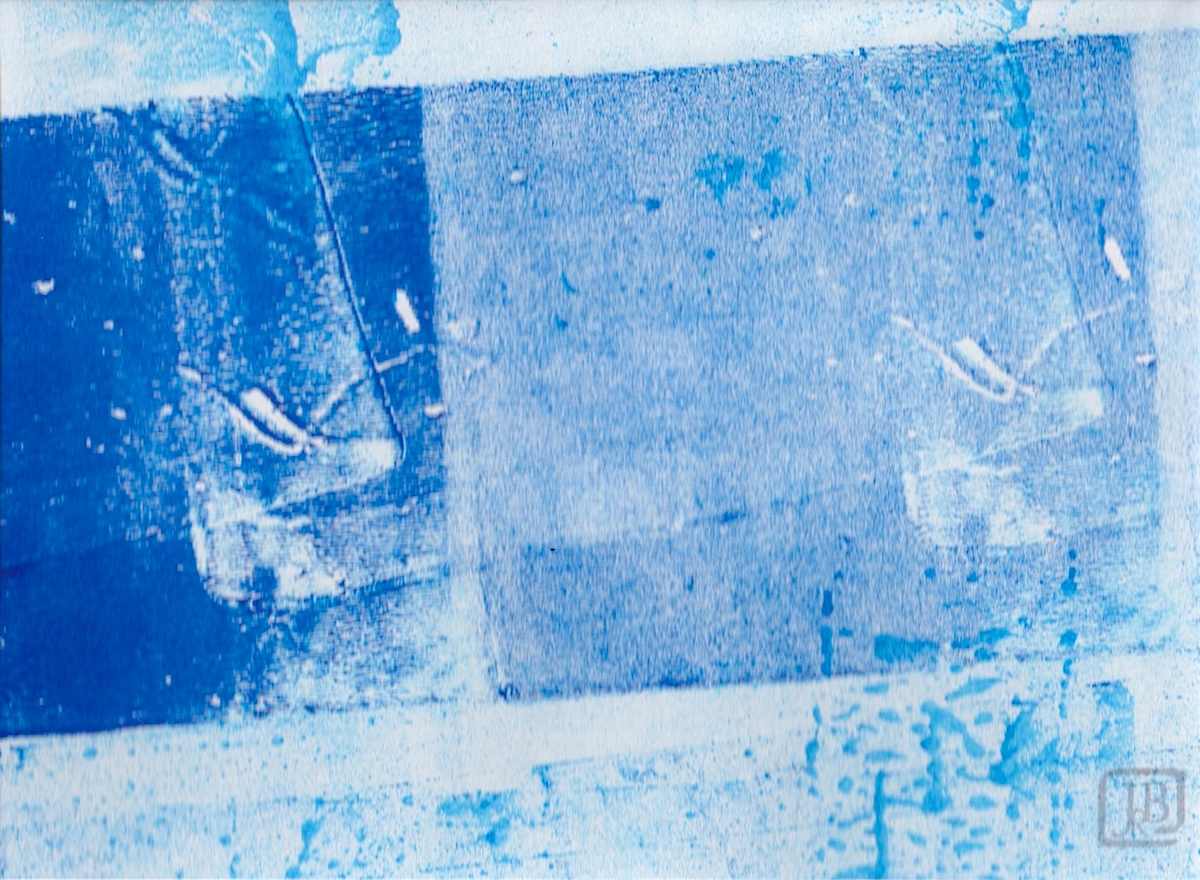 Fred & Ginger Monotype by Julia R. Berkley 