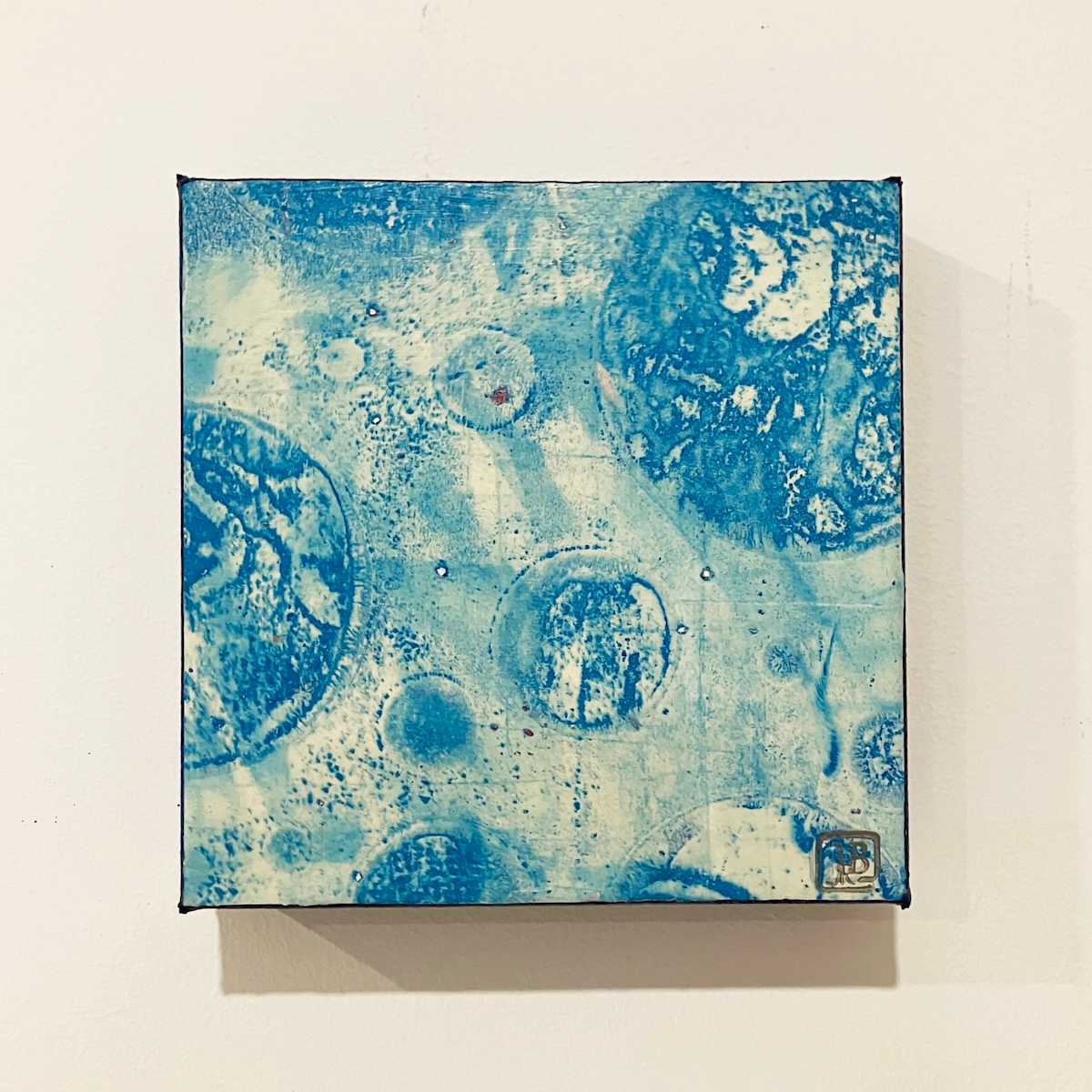 Happy Little Moon by Julia R. Berkley  Image: Happy Little Moon Original Monotype