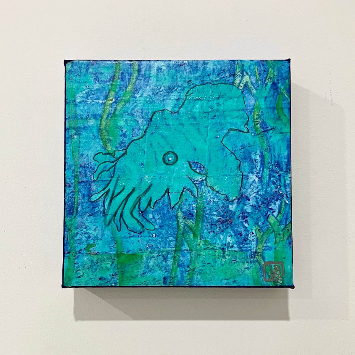 Ocean Friend by Julia R. Berkley  Image: Ocean Friend Original Monotype