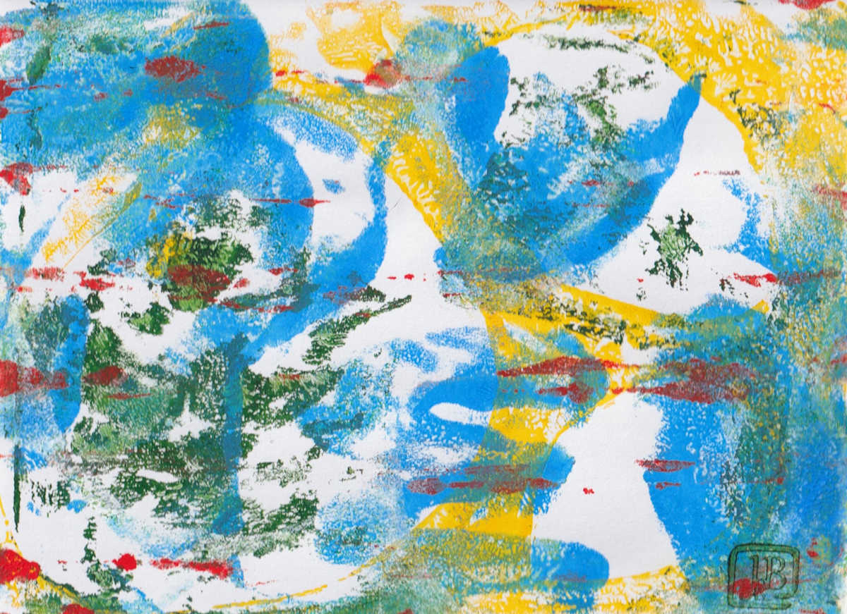 Perfect Day Monotype by Julia R. Berkley 