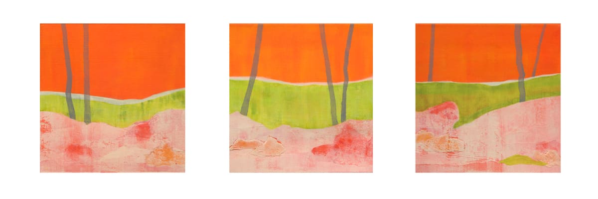 Warming #1, 2, 3 as Triptych by Julia R. Berkley, Image 1.