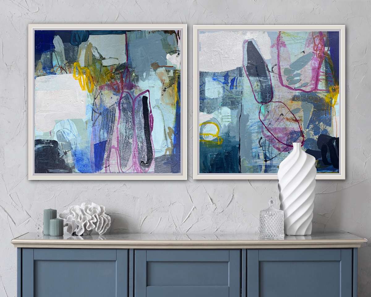 'Moving Away From the Blues' 1&2 by Liz Murphy 