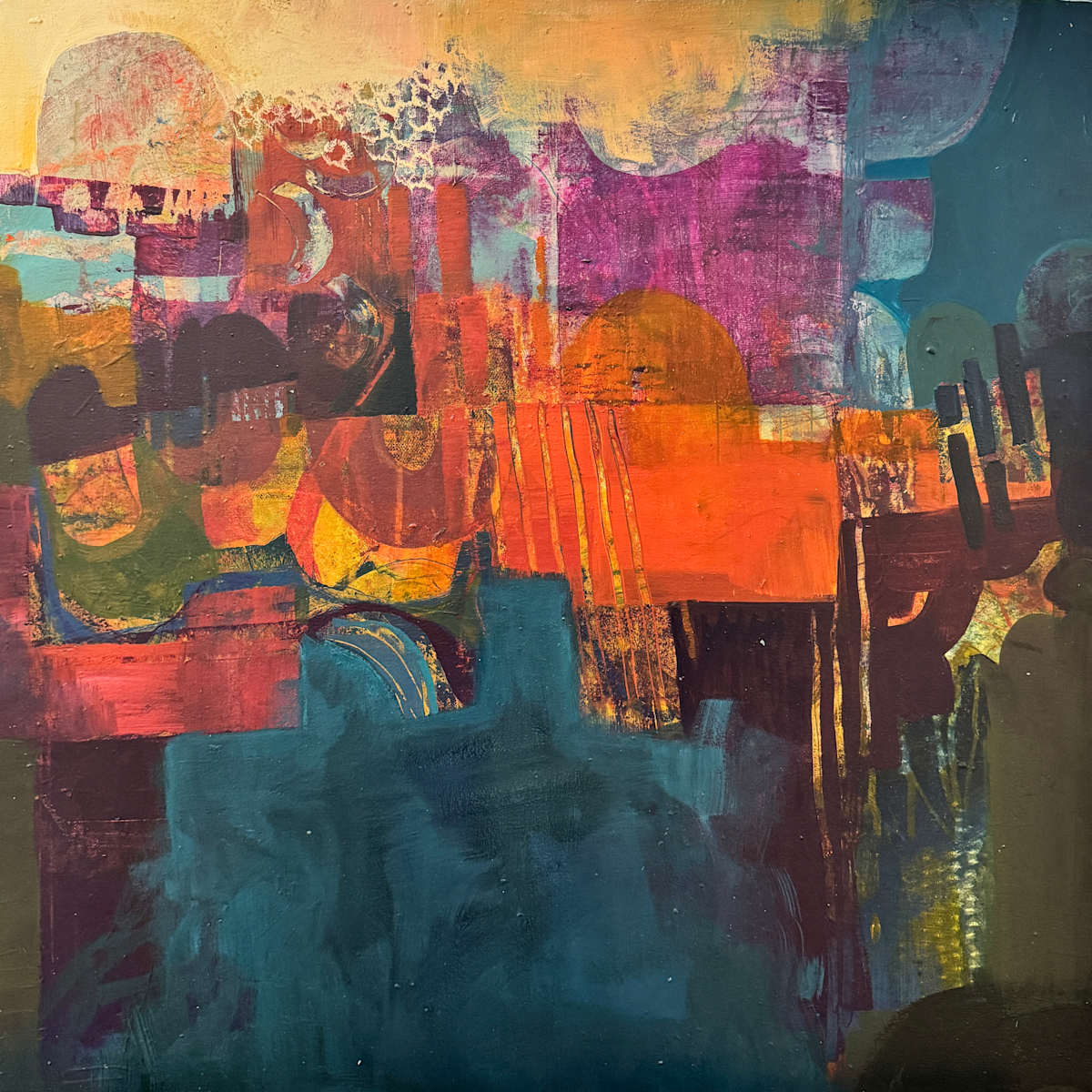 Gathered Fragments Aglow by Liz Murphy 