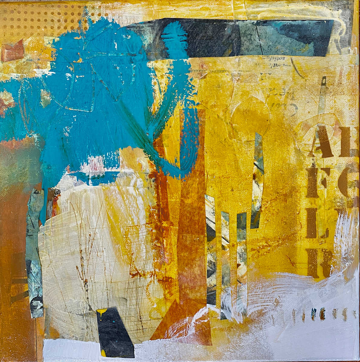 Earth Tones With Blue 