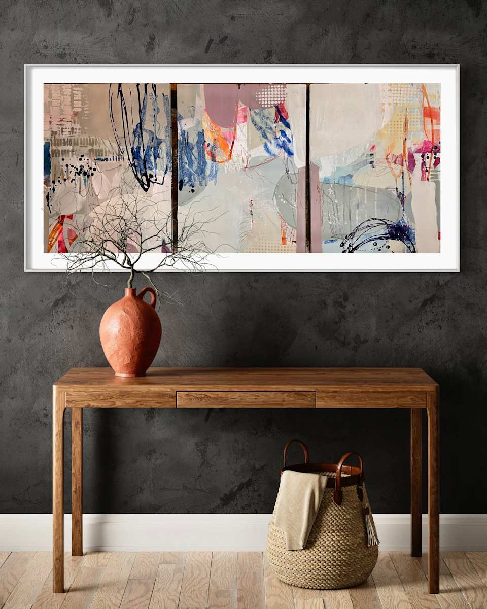 Lightness Of Spirit Triptych 1,2 &3 by Liz Murphy 